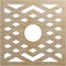 Ekena Millwork Chevron Wood Fretwork Pierced Ceiling Medallion, Birch, 30"OD x 7 3/4"ID x 3/8"T CMWP30X30X0375CHBI - alternate 1
